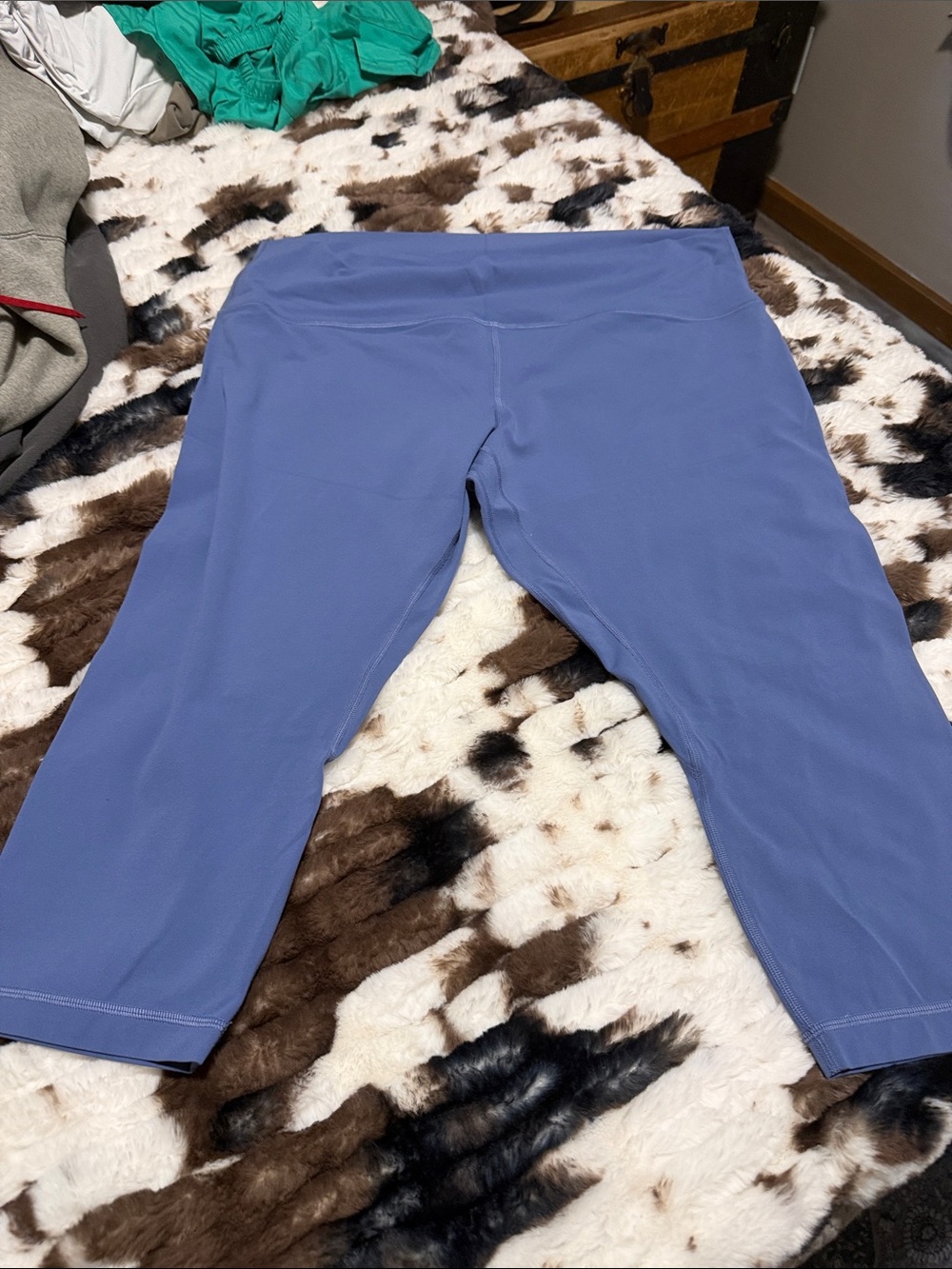 lululemon athletica Girls' Crop Leggings in Slate Lavender